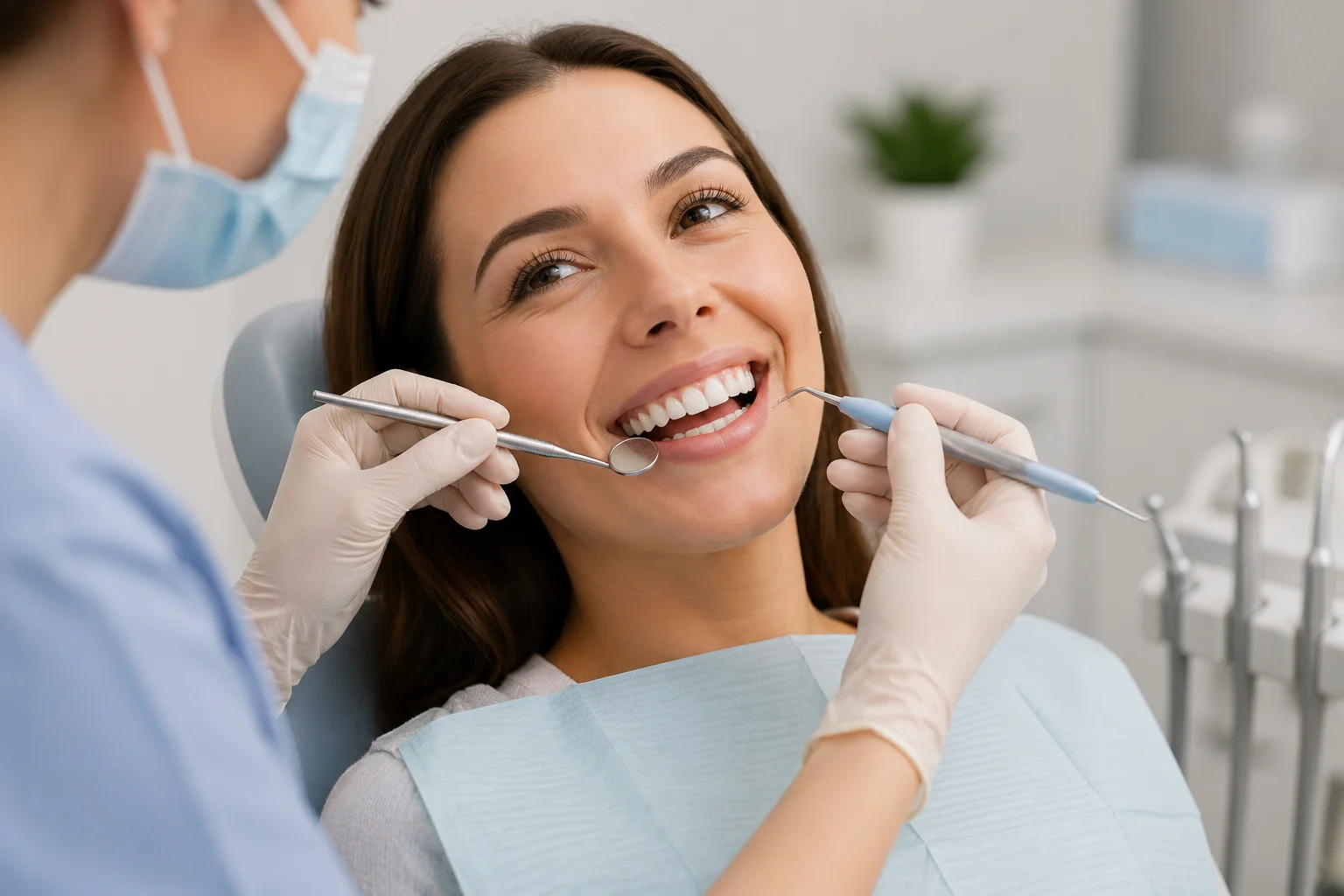 Professional dental cleaning at Ledbury Dental Care